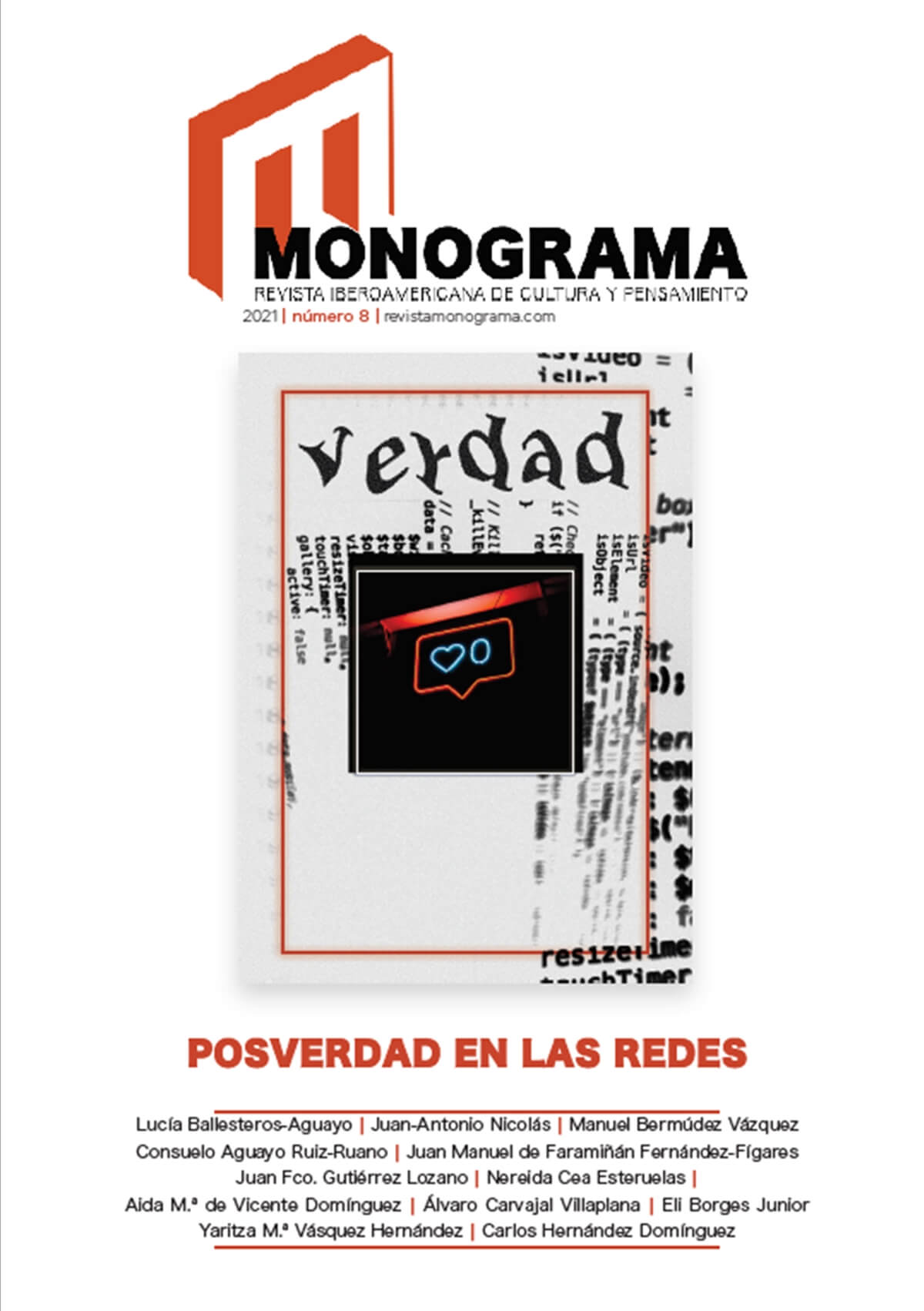Portada revista Monograma Nº 8